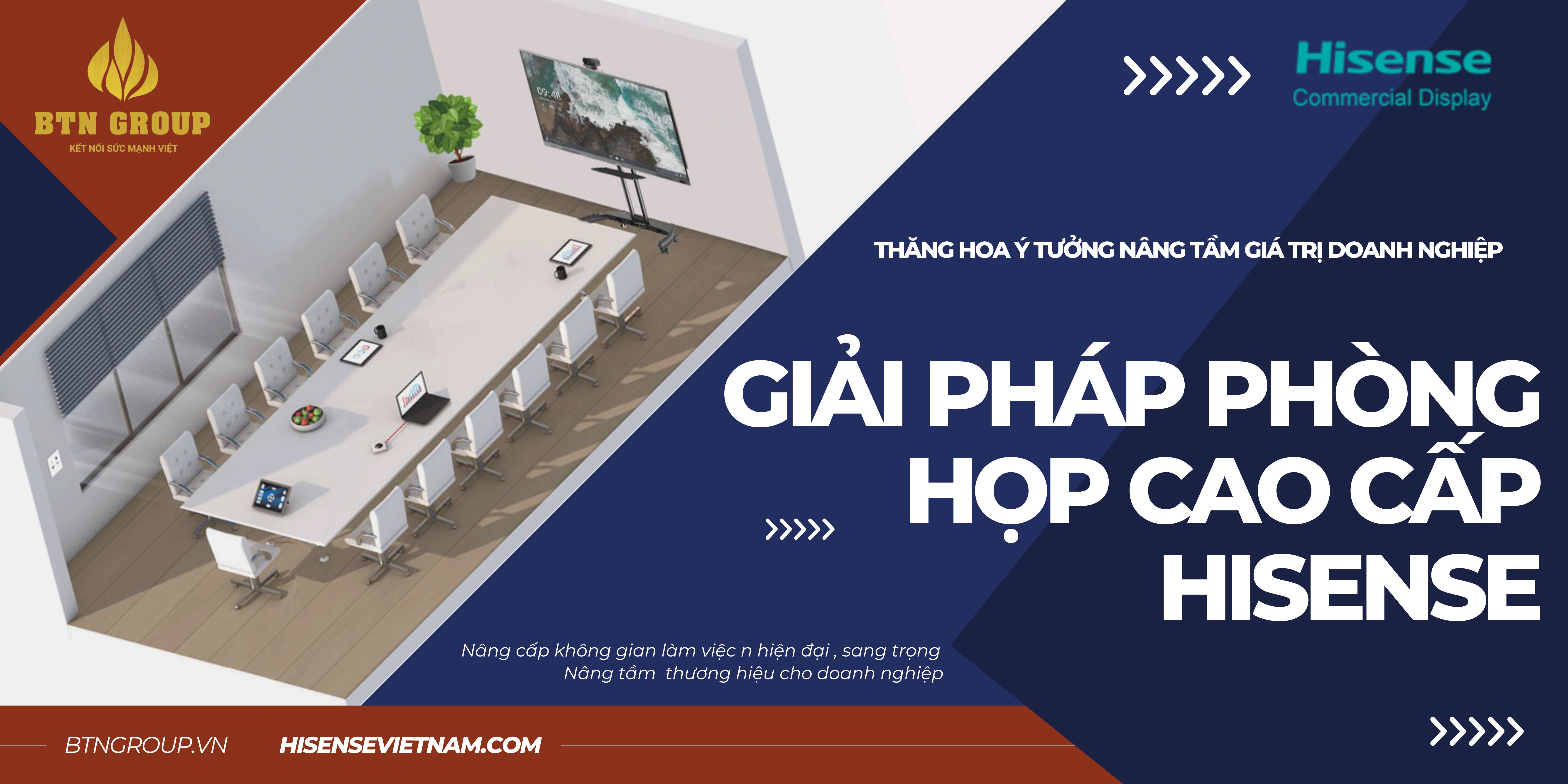 GIẢI PHÁP PHÒNG HỌP CAO CẤP HISENSE